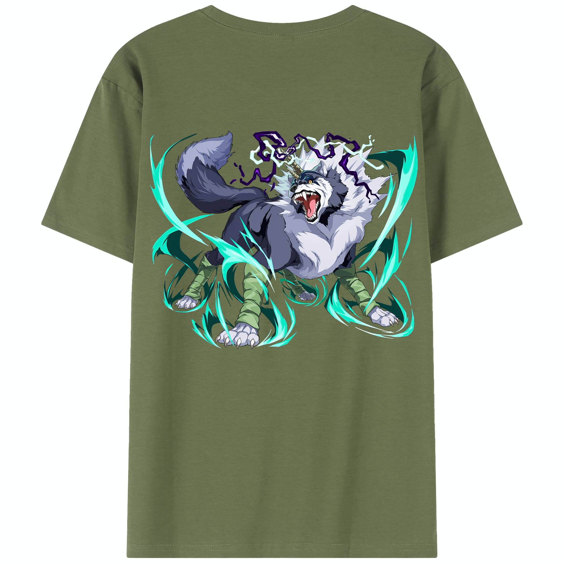 （画像用） 転スラ Regarding Reincarnated to Slime 綿100％半袖Tシャツ（背面プリント）